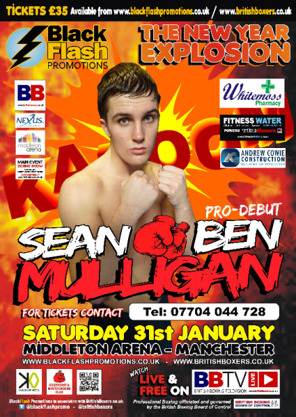 Ben Mulligan Fight Poster – British Boxing BBTV